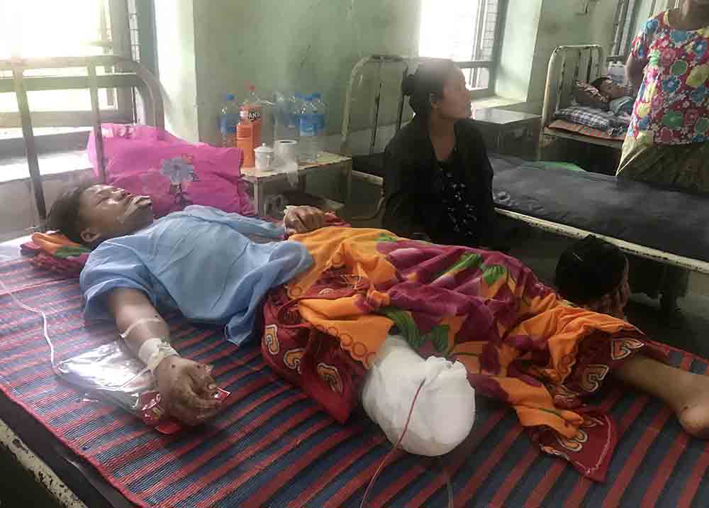 ဘားအံခ႐ိုင္ မီဇိုင္းေတာင္ေျခ၌ ရြာသား ၁ ဦး မွ်စ္ခ်ဳိးသြားစဥ္ ေျမျမႇဳပ္မိုင္းထိ