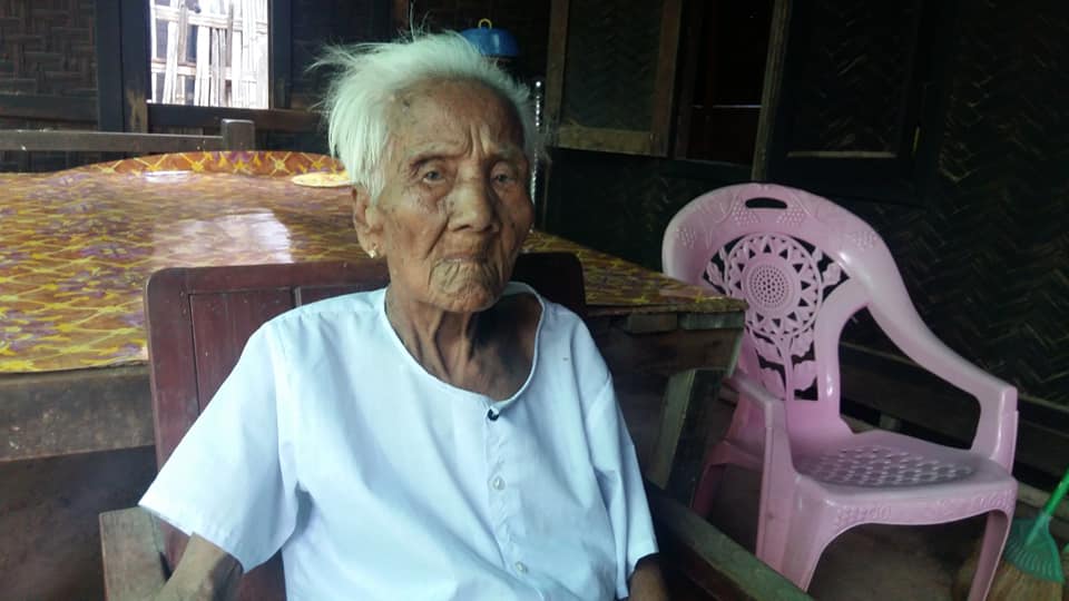 ျမင္းျခံၿမဳိ႕က အသက္ ၁၁၁ ႏွစ္အရြယ္အဘြားအို ေဒၚခ်စ္ေရႊ