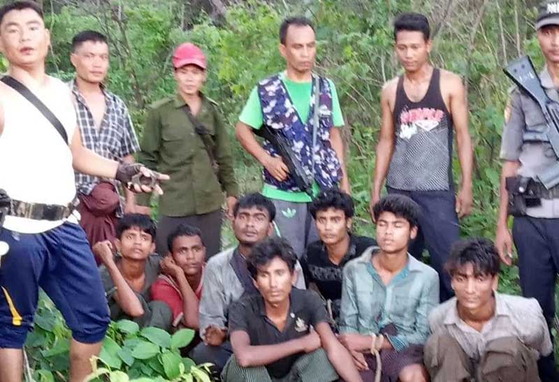 မင္​းလွတြင္ အ​ေထာက္​ထားမဲ့ ဘဂါၤလီ ၇ ဦးႏွင့္ လိုက္​ပုိ႔သူ ၁ ​ဦး ဖမ္​းမိ