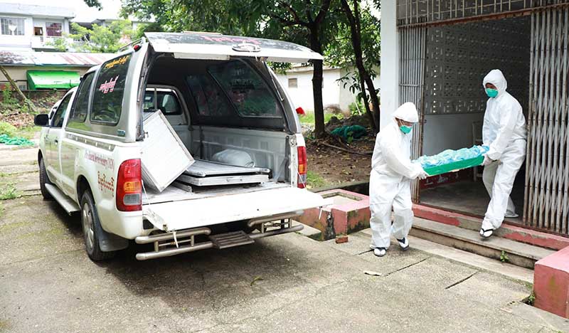 H1N1 သံသယျဖင့္ ေသဆုံးသူ ၆ ဦးကုိ ပုိ႔ေဆာင္ကူညီေပးခဲ့ဟု နာကူအသင္းထုတ္ျပန္