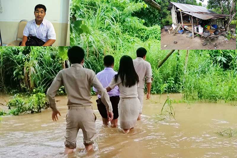 ခေရာင္းလမ္းမွလင္းလက္ၾကယ္(သို႔) ထိုင္းေရာက္ အေထာက္အထားမဲ့ ကရင္ေက်ာင္းသားေလး