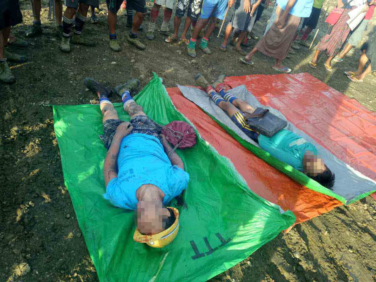 ဖားကန္႔ ေက်ာက္စိမ္းလုပ္ကြက္တခုတြင္ ကမ္းပါးၿပိဳက်မႈေၾကာင့္ ၂ ဦးေသဆုံး