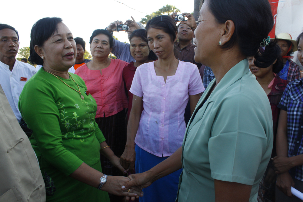 လက္ပန္းေတာင္းေတာင္ေဒသကို အန္အယ္လ္ဒီကိုယ္စားလွယ္ သြားေရာက္
