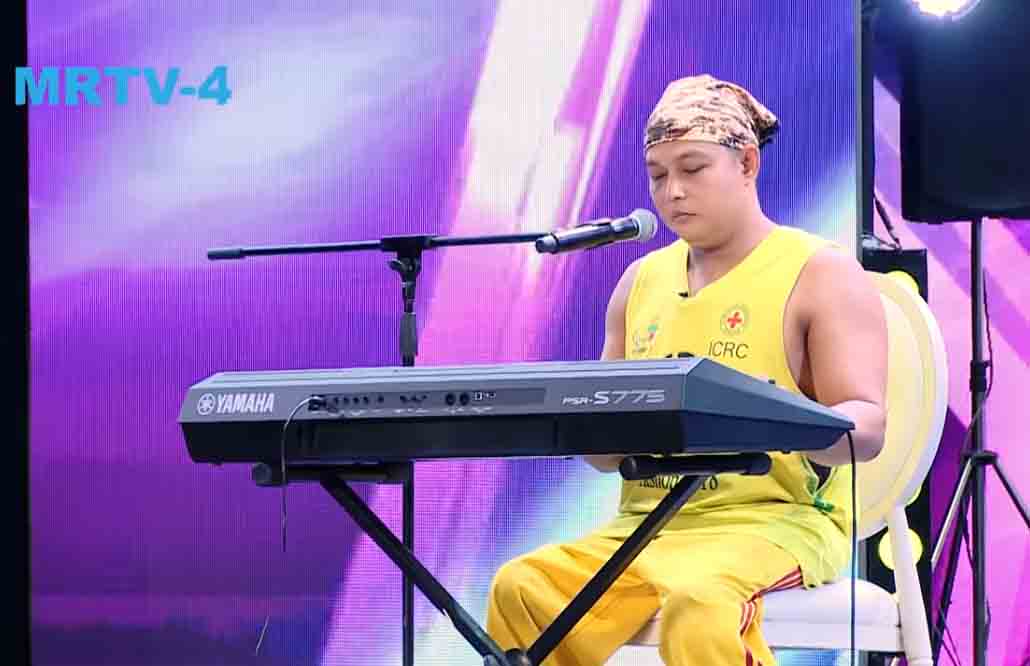 Myanmar’s Got Talent ၿပဳိင္ပြဲမွာ ေကာင္းကင္ေမေမသီခ်င္းကို သီဆိုျပခဲ့သည့္ ေရႊတံဆိပ္ ၁၈ ဆုရွင္မသန္စြမ္း အားကစားသမား (႐ုပ္သံ)