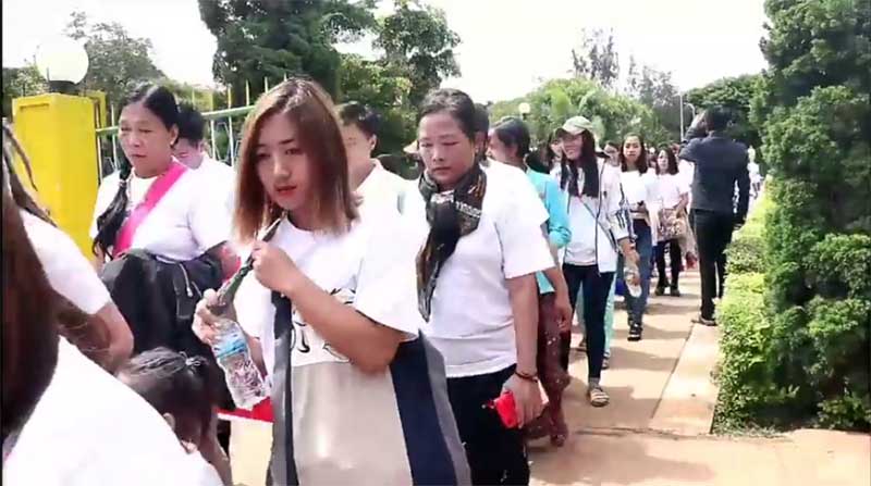 Wisdom Hill မူႀကိဳေက်ာင္းသူအမႈ အမႈမွန္ေပၚေရးႏွင့္ သက္ငယ္မုဒိမ္း ပေပ်ာက္ေရး ေတာင္ႀကီး တြင္ ဆႏၵျပ