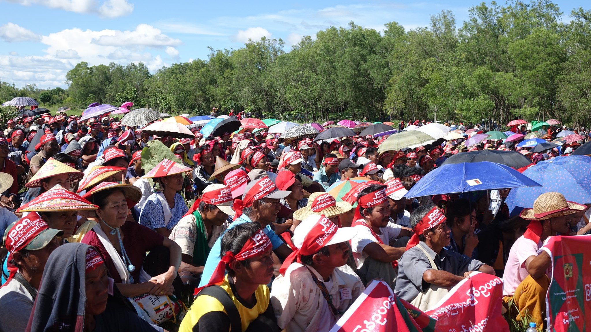 ၂၀၀၈ ဖြဲ႔စည္​းပံုျပင္​ဆင္​​ေရး ​လူထုေထာက္​ခံပြဲ​ လြိဳင္ေကာ္တြင္ျပဳလုပ္ (ဓာတ္ပုံ)