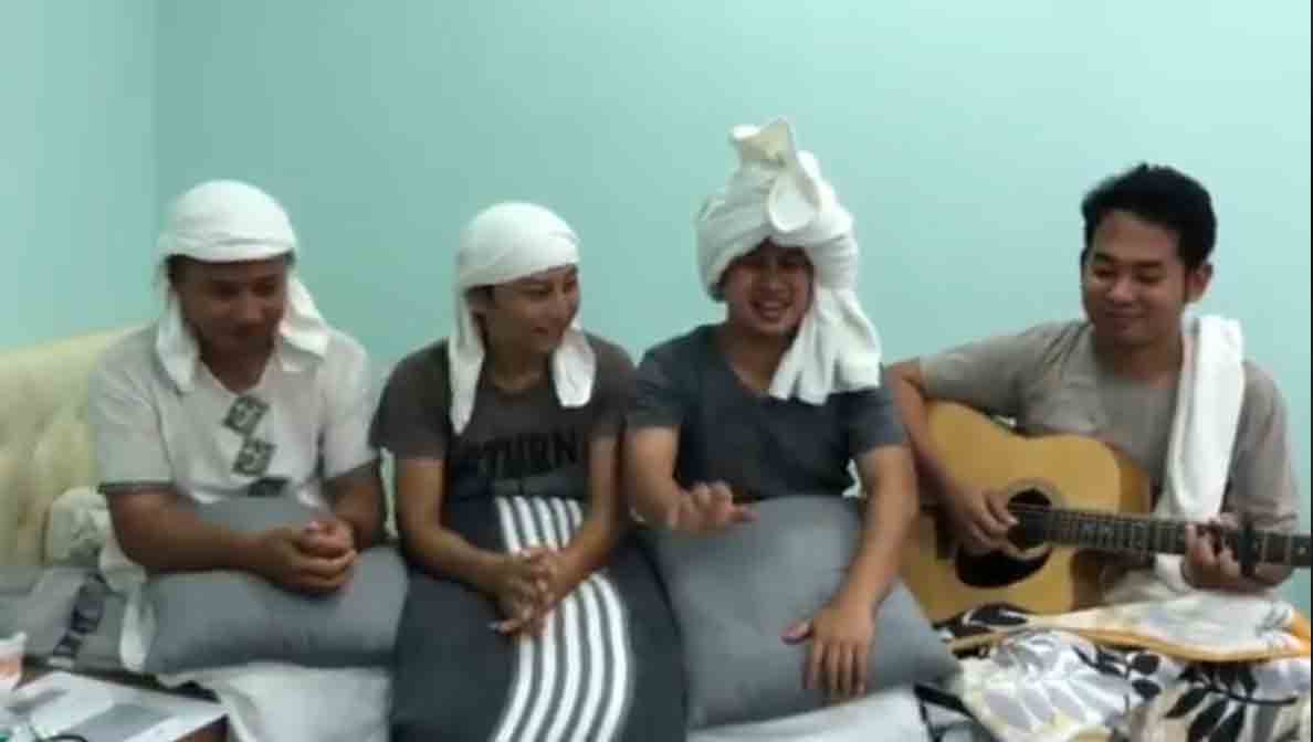 လူငယ္တစုရဲ ဆင္တုပ္ေကြးအေၾကာင္း သီခ်င္း လူမႈကြန္ရက္တြင္ ေရပန္းစား (႐ုပ္သံ)