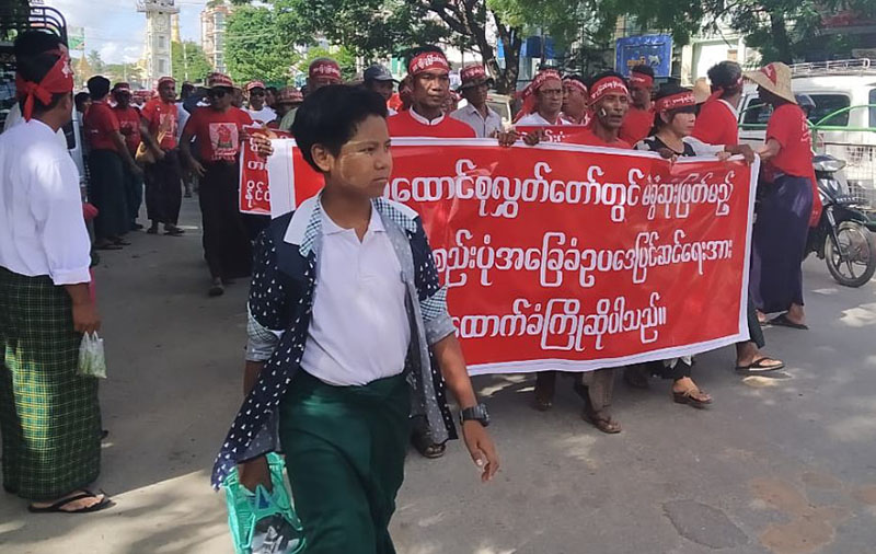 ဖြဲ႔စည္းပုံျပင္ဆင္ေရး ေထာက္ခံပြဲ မိတီၳလာတြင္ က်င္းပ