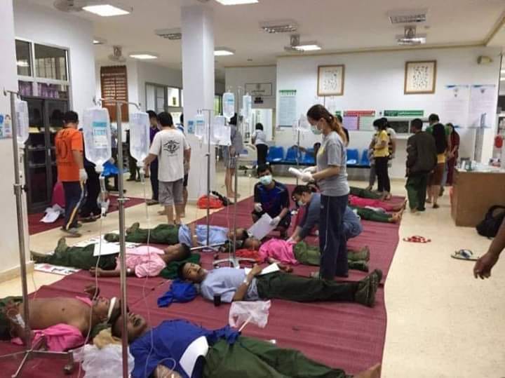 ‘၀’ ထိန္းခ်ဳပ္ေဒသက လူ ၄၀ ခန္႔ ေရအဆိပ္သင့္ၿပီး ထိုင္းေဆးရံုတက္ေရာက္ 