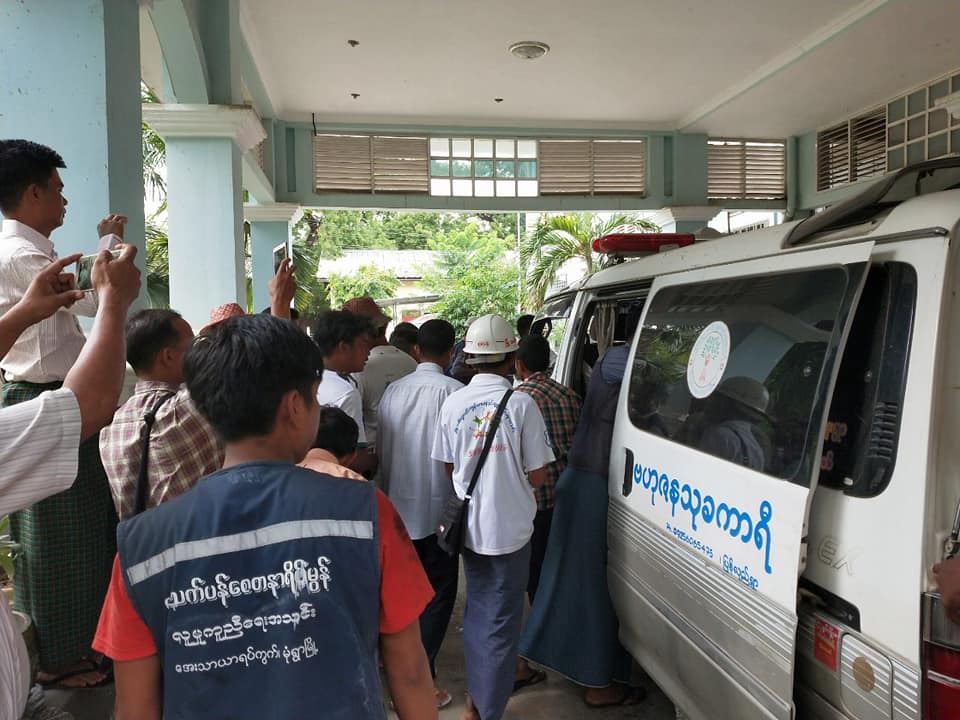 ယင်းမာပင်မြို့နယ် လျှပ်စစ်မီးသွယ်တန်းစဉ် ရုန်းရင်းဆန်ခတ်ဖြစ်ပွားသဖြင့် ရဲက ပစ်ခတ်လူစုခွဲ ၄ ဦးဒဏ်ရာရ 