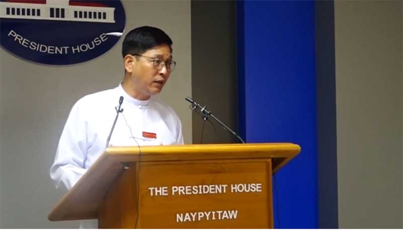 သာသနာရေးဝန်ကြီးက ဒဏ်ကြေးအဖြစ် နိုင်ငံတော်အတိုင်ပင်ခံကို ညစာကျွေးမွေးခြင်းဖြစ်