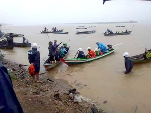ဂွမြို့နယ်တွင် စက်လှေတစီးနစ်မြုပ်၊ လူ ၂ ဦး ပျောက်ဆုံးနေ
