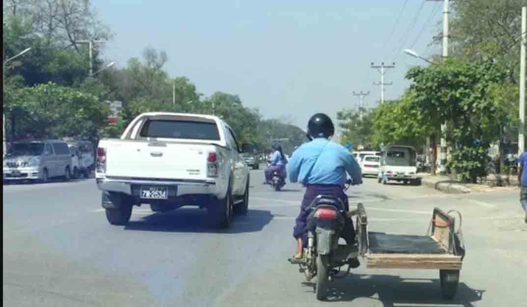 ရန်ကုန်တိုင်းအတွင်း ဘေးတွဲဆိုင်ကယ်အားလုံး ဖမ်းဆီးသွားမည်