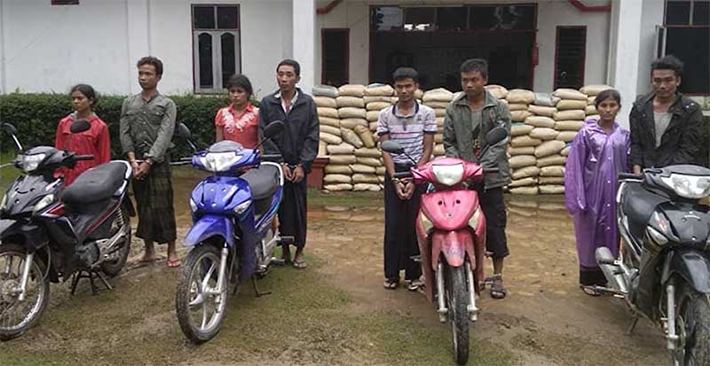 ဂွ-ငါးသိုင်းချောင်း ကားလမ်းပေါ်တွင် တရားမဝင်ဝင်ရောက်သူများကို ဖမ်းမိ