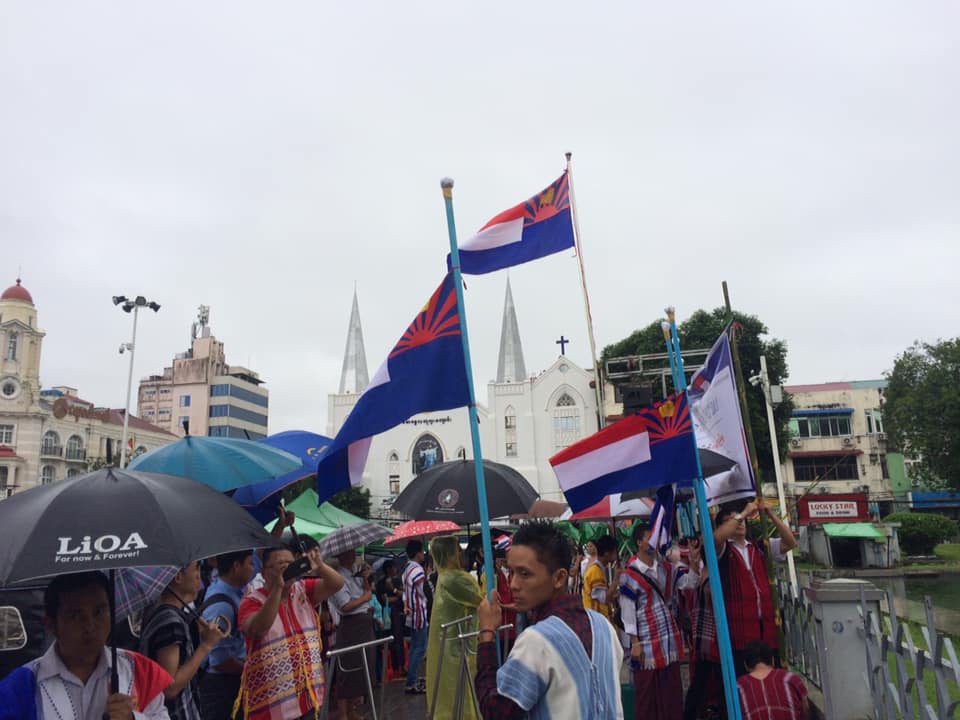 ၆၉ နှစ်မြောက် ကရင့်အာဇာနည်နေ့အခမ်းအနား ရန်ကုန်တွင် ကျင်းပ (ဓာတ်ပုံ)