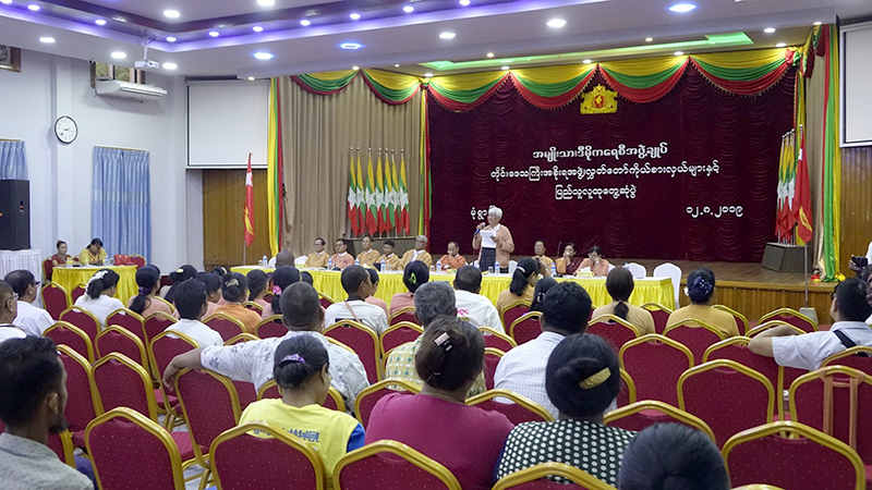 ရဲစခန်းပတ်လည်က ဆိုင်ခန်းများ စစ်ကိုင်းတိုင်းတခုတည်းတွင် ဖယ်ရှားပါက လက်မခံ