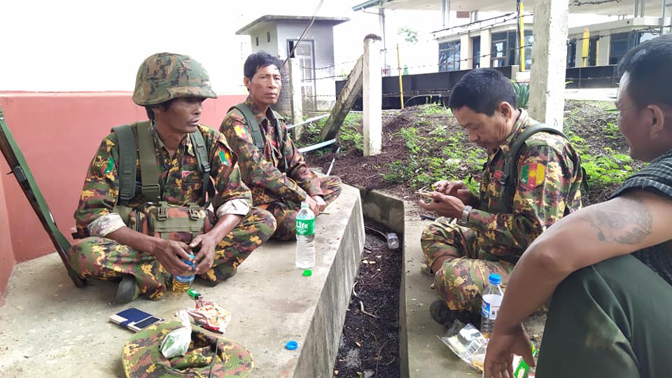 ယနေ့နံနက် နောင်ချိုမြို့ မြင်ကွင်း (ဓာတ်ပုံ) 