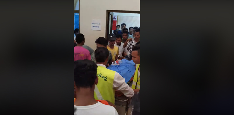 လားရှိုးလူငယ်များ လူမှုကူညီရေးကား ပစ်ခတ်ခံရ၊ အသင်းဥက္ကဋ္ဌ သေဆုံး