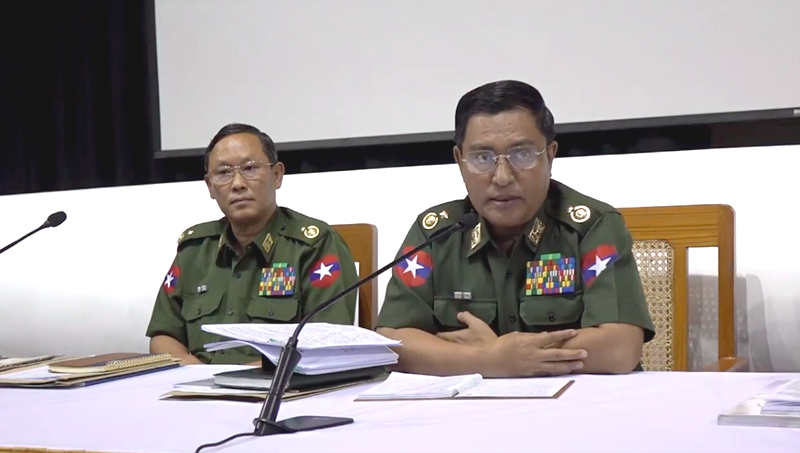 အပစ်ရပ် သက်တမ်းတိုး၊ မတိုး တိုင်းရင်းသားလက်နက်ကိုင်အဖွဲ့များအပေါ် မူတည်ဟု တပ်မတော်ပြော