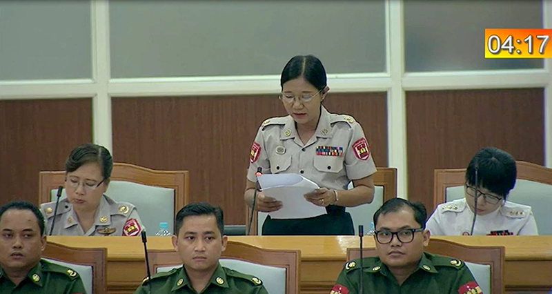 ၂၀၀၈ ဖွဲ့စည်းပုံကြောင့် လစာ ၁၀ သိန်းရအမတ်များရှိနေဟု ဗိုလ်မှူးဒေါ်သူဇာရွှေပြော