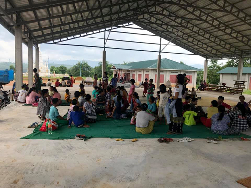 လားရှိုးမြို့နယ် ခလရ ၂၉၁ တပ်ကို မြောက်ပိုင်းမဟာမိတ်အဖွဲ့ တိုက်ခိုက်၊  လက်နက်ကြီး ရွာထဲကျသဖြင့် ရွာသားများ ထွက်ပြေး