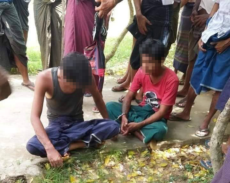 စာသင်ခန်းအတွင်း ၄ တန်းကျောင်းသူအား အတင်းအဓမ္မဝင်ခေါ်သူ ၂ ဦးကို ရွာသားများ ဝိုင်းဖမ်း