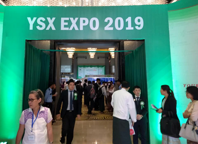 ရန်ကုန် စတော့အိတ်ချိန်း YSX EXPO 2019 ပြပွဲ (ဓာတ်ပုံ)