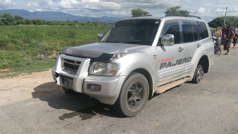 ကားခိုးပြီးမောင်းပြေးသဖြင့် ရဲတပ်ဖွဲ့က ပစ်ခတ်ဖမ်းဆီး