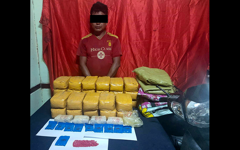 ကလေးမြို့တွင် သိန်း ၇၀၀၀ ကျော်တန်ဖိုးရှိ စိတ်ကြွဆေးပြားများ ဖမ်းမိ