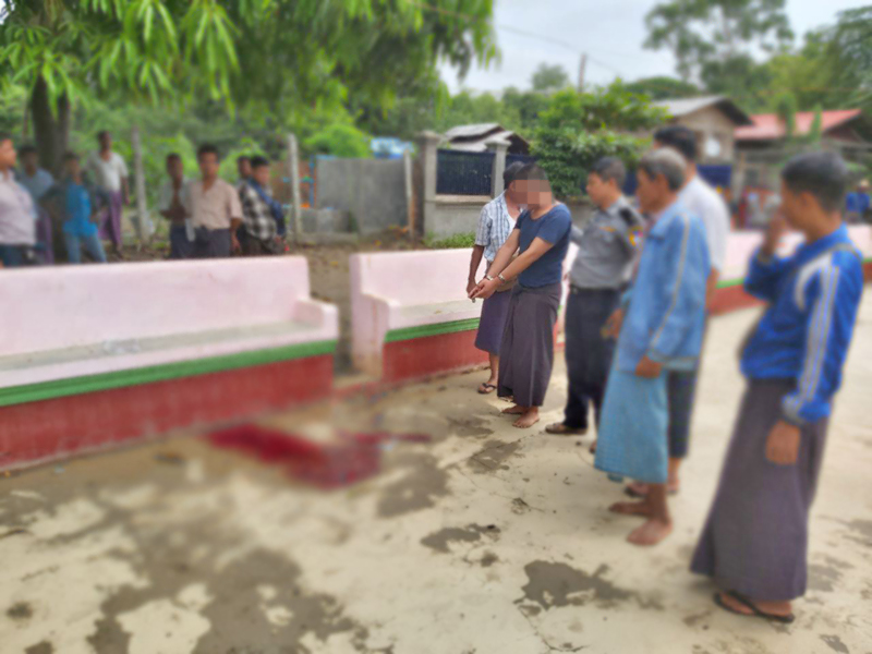 မုံရွာတွင် ၆ နှစ် ကလေးငယ်ကို အဝေးသင်ကျောင်းသားက ဓားဖြင့်ထိုးမှု ဖြစ်ပွား