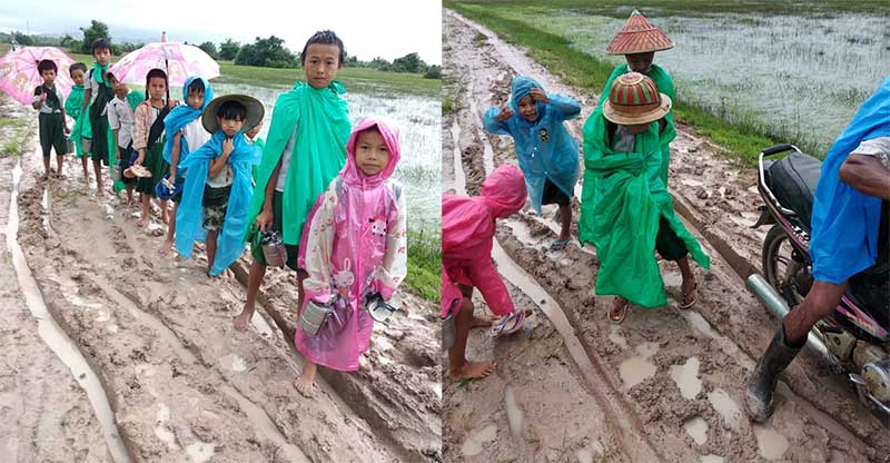 တိုက်ကြီးမြို့နယ် ကျေးရွာ ၇  ရွာက ကလေးများ မြို့ပေါ်တက်ပညာသင်ကြားရန်အခက်အခဲဖြစ်နေ
