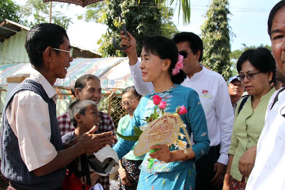 ေဒၚေအာင္ဆန္းစုၾကည္ ေကာ့မႉးခရီးစဥ္ (ဓာတ္ပုံ)