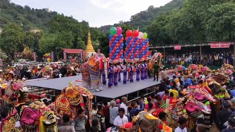 ကျောက်ဆည်မြို့က ရိုးရာ ဆင်အက၊ အလှပြိုင်ပွဲ (ရုပ်သံ)
