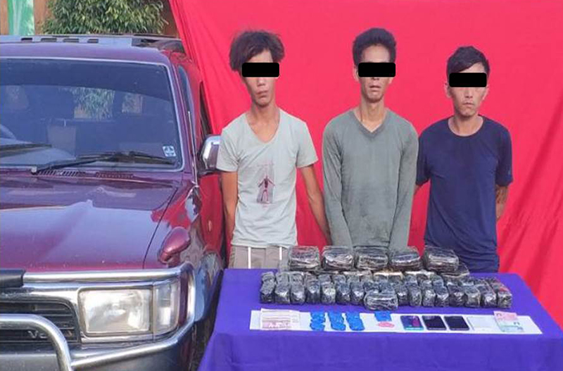 အင်းတော်တွင် စိတ်ကြွဆေးပြား ၁ သိန်းကျော် ဖမ်းဆီးမိ
