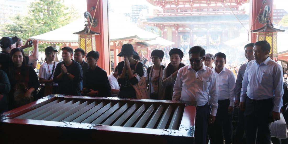 မြန်မာ့ထုတ်ကုန် တင်ပို့နိုင်ရေး ချိတ်ဆက်ပေးရန် ဂျပန်နိုင်ငံ မြန်မာသံရုံးမိသားစုများကို ဗိုလ်ချုပ်မှူးကြီး ပြော