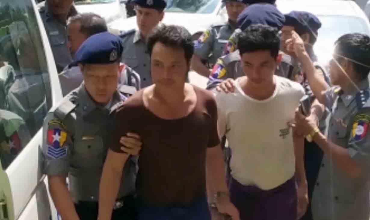 အေအေလက်နက်ကိုင်အဖွဲ့ဝင်များအပါအဝင် ၆ ဦးကို မန္တလေးတွင် ရုံးထုတ်စစ်ဆေး