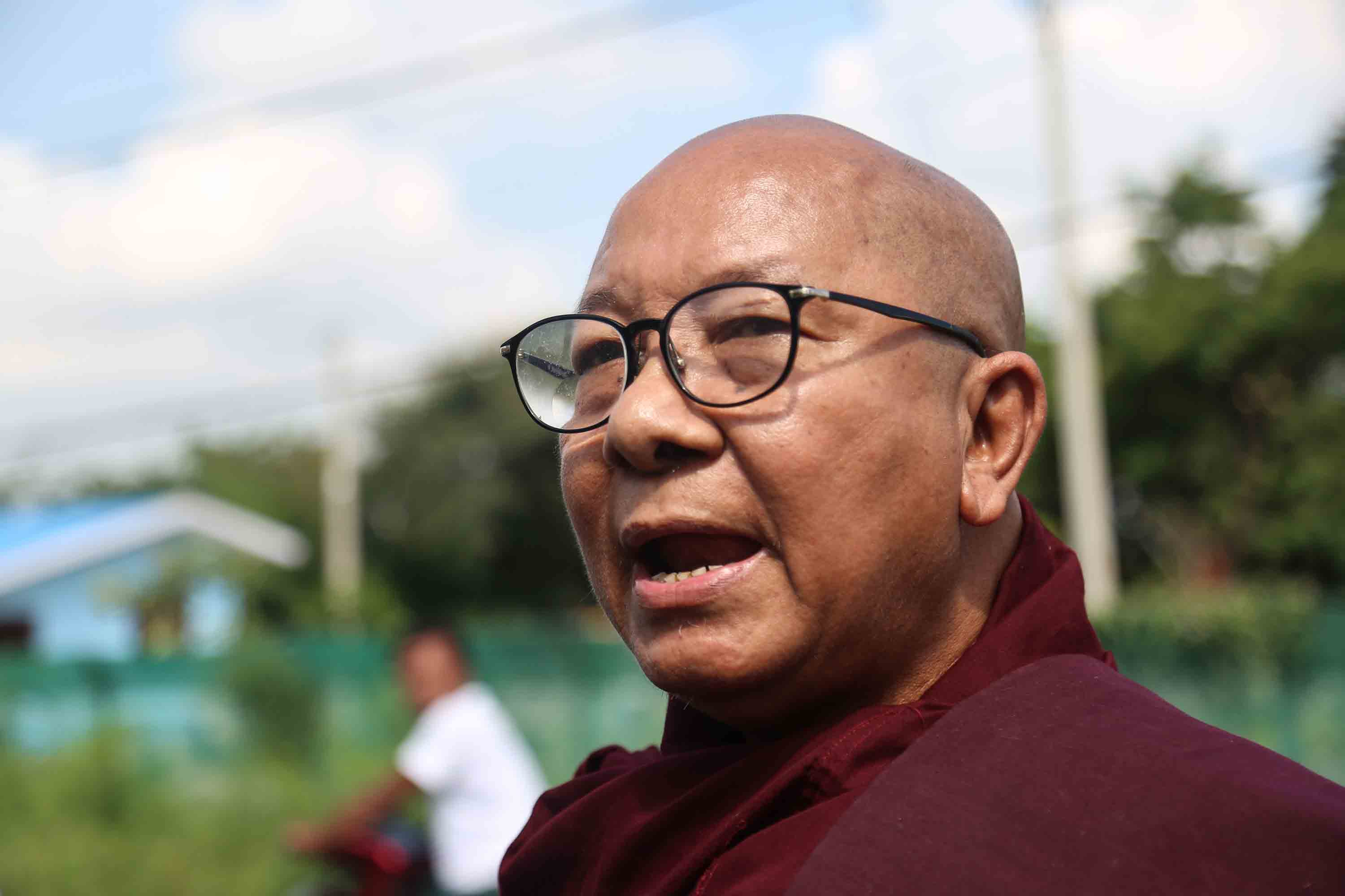တပ်မတော်က တရားစွဲထားသည့် မြဝတီမင်းကြီးကျောင်းတိုက်ဆရာတော်ကို အာမခံပေး