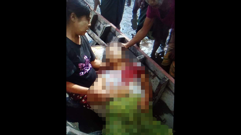 မြေပုံမြို့တွင် အမျိုးသမီးတဦး ပစ်ခတ်ခံရသဖြင့် သေဆုံး