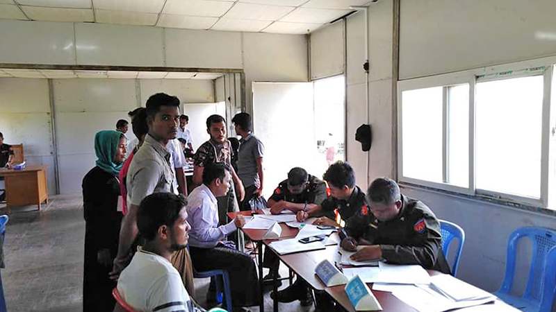 ဘင်္ဂလားဒေ့ရှ်ရောက် နေရပ်စွန့်ခွာသူ  ၂၀,၉၆၃ ဦးစာရင်း မြန်မာဘက်က စိစစ်ပြီးစီး 
