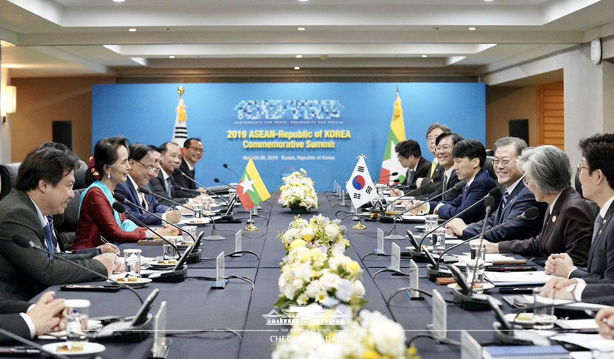 မြန်မာ-ကိုရီးယား ရေလုပ်ငန်းအပါအဝင် ကဏ္ဍ ၃ ခုပူးပေါင်းဆောင်ရွက်ရန် သဘောတူ 