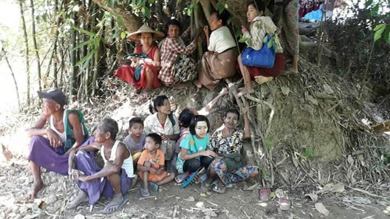ရသေ့တောင်တွင် တပ်မတော်နှင့်အေအေ နှစ်ရက်ဆက် တိုက်ပွဲပြင်းထန်၊ ဒေသခံများ ထွက်ပြေး