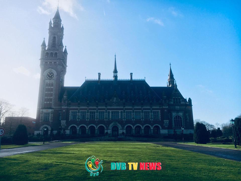 အိုင်စီဂျေ တရားရုံးစိုက်ရာ နယ်သာလန်နိုင်ငံ သည်ဟိတ်ဂ်မြို့ မြင်ကွင်း (ဓာတ်ပုံ)