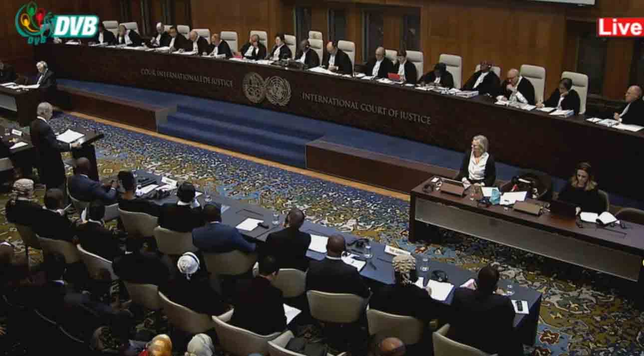ICJ တရားရုံးကြားနာပွဲ၌ ဂမ်ဘီယာနိုင်ငံက မြန်မာတပ်မတော်ကို အပြင်းအထန်စွပ်စွဲ 