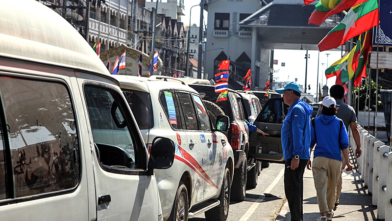 B&R နိုင်ငံတကာ ကားမောင်းခရီးစဉ် မြန်မာပြည်ကို  ဖြတ်သန်းမောင်းနှင် (ဓာတ်ပုံ) 