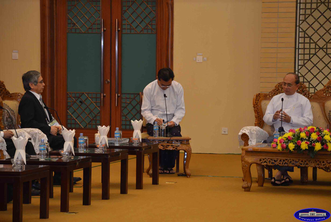 ျမစ္၀ကၽြန္းေပၚေဒသ ဖြ့ံျဖိုးေရး ကူညီရန္ သမၼတနွင့္ အာ႐ွဖြံ့ျဖိုးေရးဘဏ္ ေဆြးေနြး