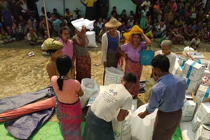 မြန်မာနိုင်ငံရှိ လူဦးရေ ၁၀ သိန်းကျော်အတွက် WFP က စားနပ်ရိက္ခာထောက်ပံ့မည်