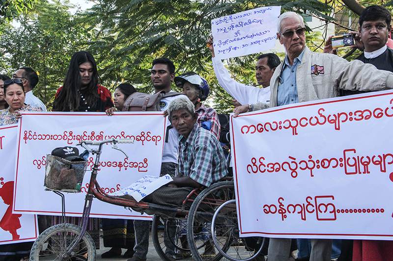 ဗစ်တိုးရီးယားအတွက် တရားမျှတမှုရရှိရေး မန္တလေးတွင် စုပေါင်းဆန္ဒထုတ်ဖော်