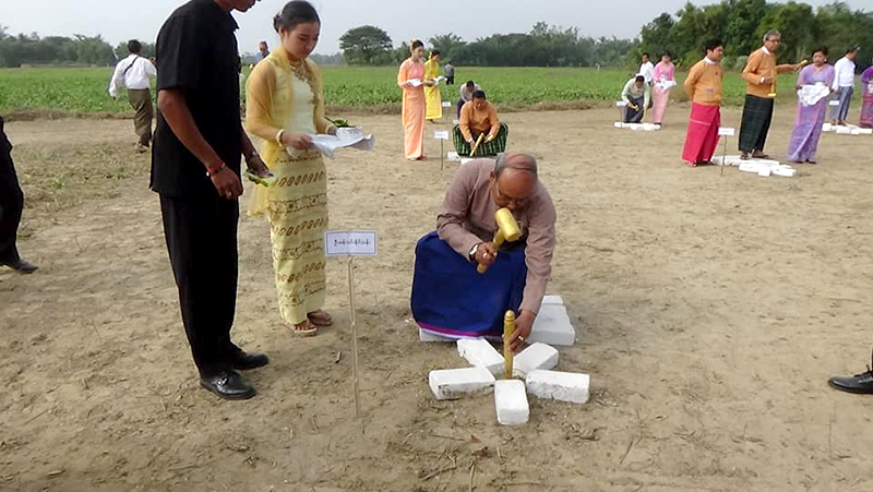 အာဇာနည်​ခေါင်း​ဆောင်ကြီး မန်းဘခိုင် အမှတ်တရ တိုက်နယ်ဆေးရုံသစ် ပန္နက်တင် အခမ်းအနား ကျင်းပ