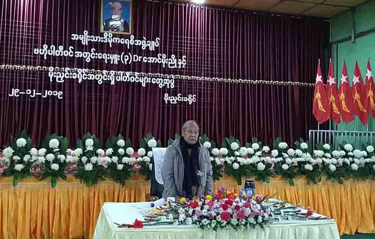 တိုင်းပြည် မငြိမ်းချမ်းမှ စီးပွားဖြစ်မည့်သူများက ငြိမ်းချမ်းရေးကို နည်းမျိုးစုံဖြင့်ဖျက်ဆီးနေဟု မကွေးတိုင်း ဝန်ကြီးချုပ်ပြော