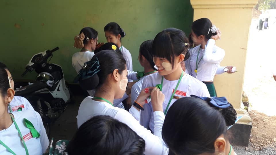 ထားဝယ်ပညာရေးကောလိပ်တွင် ဖဲကြိုးစိမ်းလှုပ်ရှားမှု ပြုလုပ်